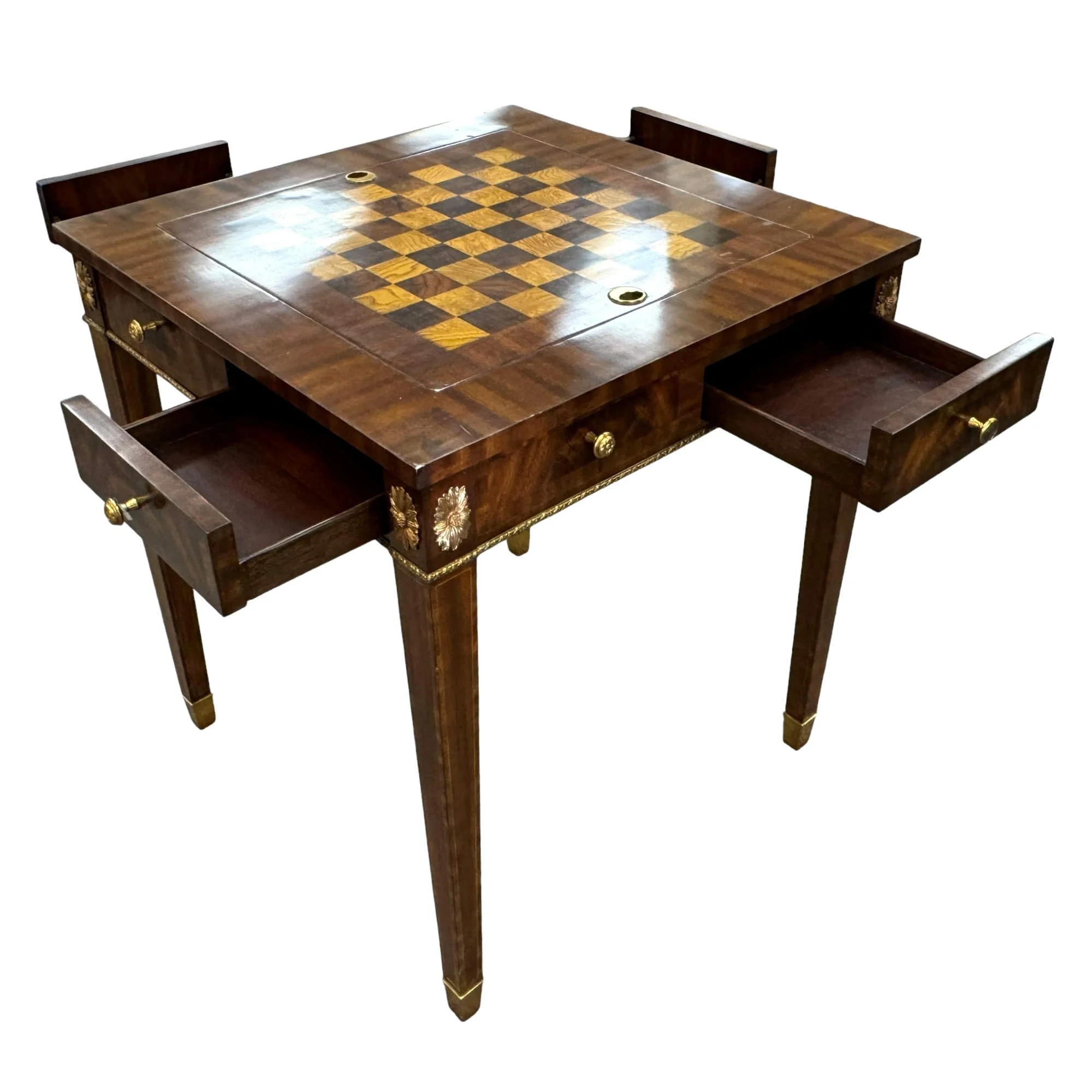 BK245　Maitland Smith　エクセターゲームテーブル　マホガニー maitland-smith-mahogany-game-